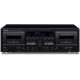 TEAC W-1200 Pletina de casete 2 cubierta(s) Negro